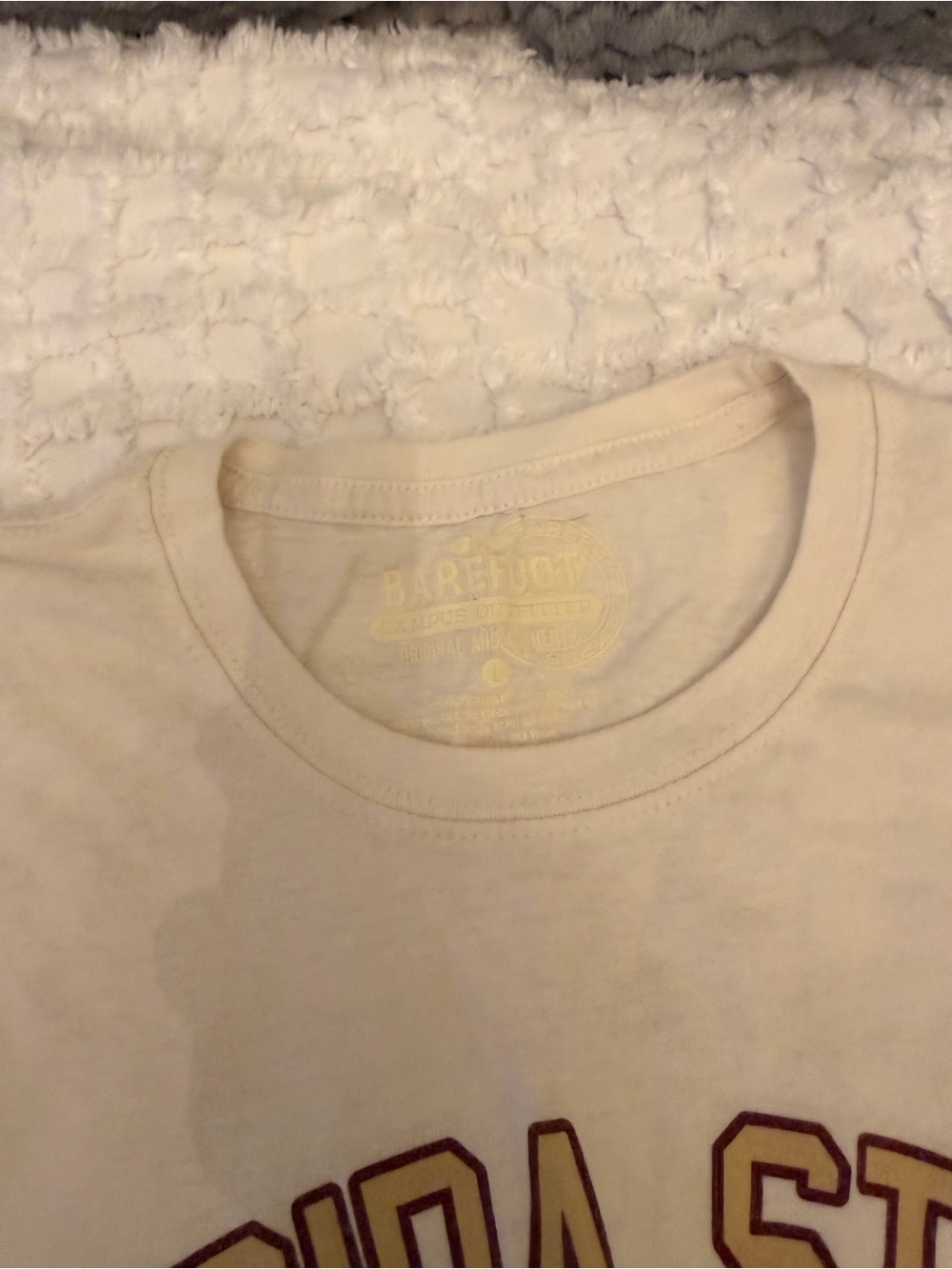Florida State Seminoles Cream Short Sleeve Graphic Tee - Picture 2 of 3